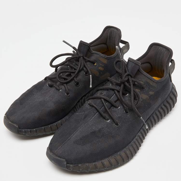 Yeezy x Adidas Black Mesh Boost 350 V2 Mono Cinder Sneakers Size 46 Yeezy |  TLC