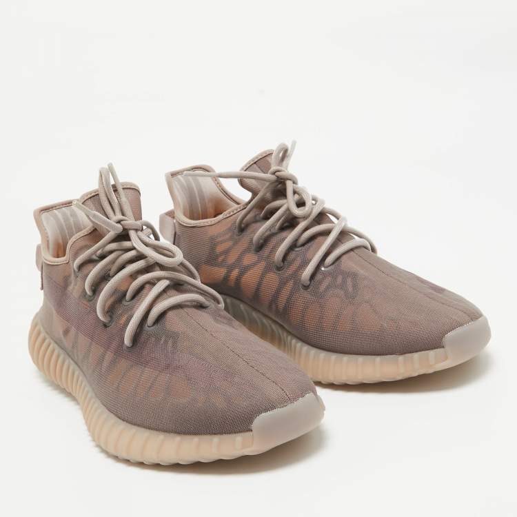 Pre Owned Yeezy x Adidas Mauve Purple Mesh Boost 350 V2 Mono Mist Sneakers 46 2/3