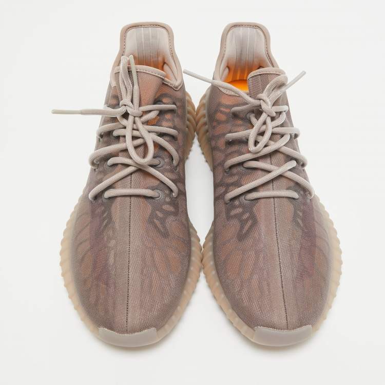 Pre Owned Yeezy x Adidas Mauve Purple Mesh Boost 350 V2 Mono Mist Sneakers 46 2/3