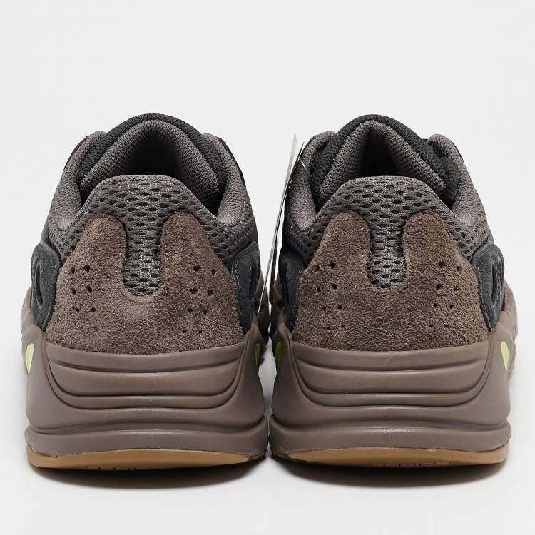Pre Owned Yeezy x Adidas Multicolor Suede and Mesh Boost 700 Mauve Sneakers Size 41 1/3