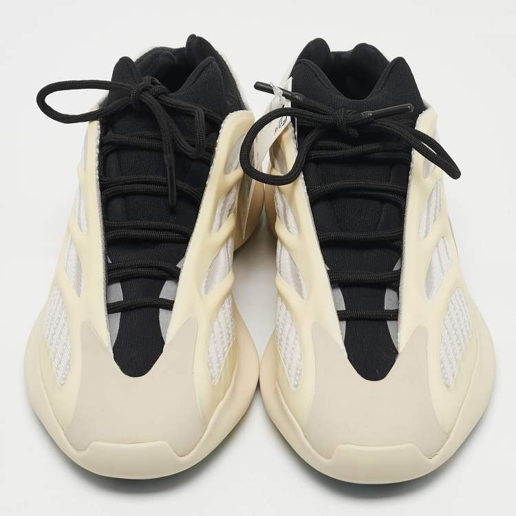 Pre Owned Yeezy x Adidas Cream/Black Rubber and Mesh 700 V3 Azael Sneakers Size 41 1/3