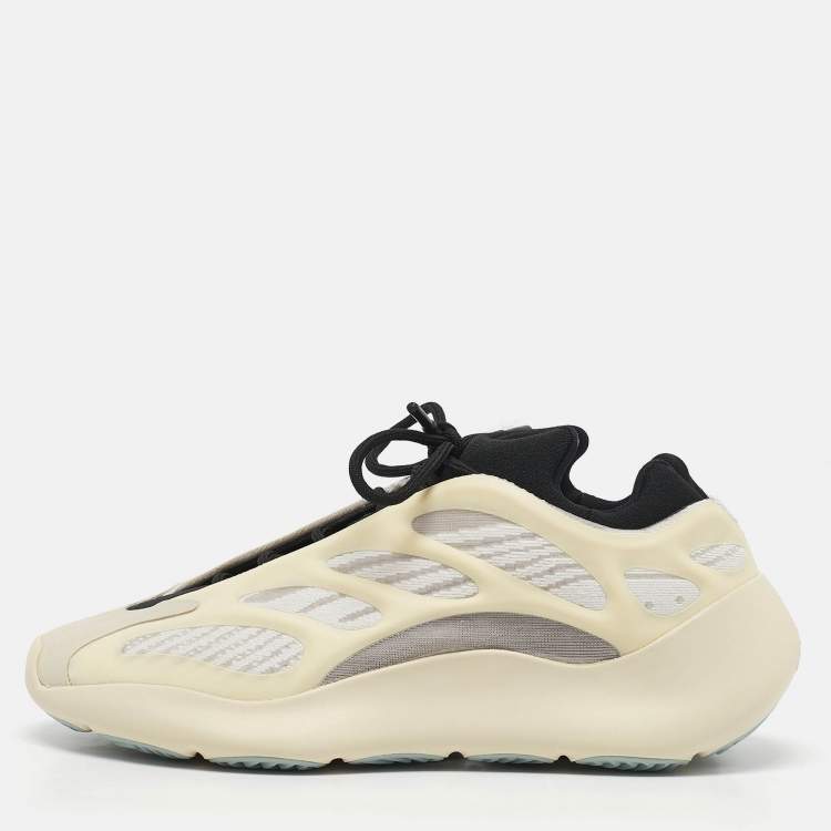 Pre Owned Yeezy x Adidas Cream/Black Rubber and Mesh 700 V3 Azael Sneakers Size 41 1/3