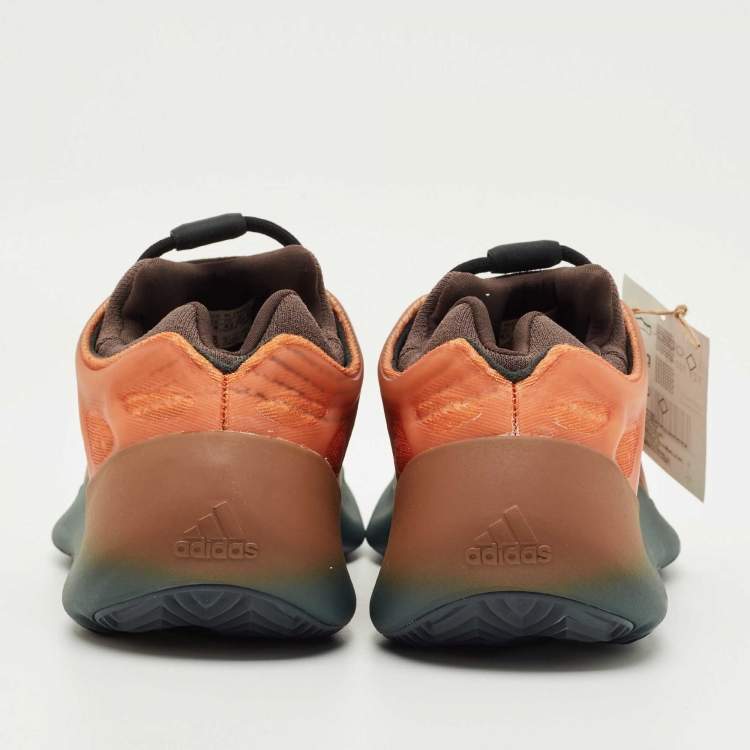Pre Owned Yeezy x Adidas Multicolor Knit Fabric 700 V3 Copper Fade Sneakers Size 42
