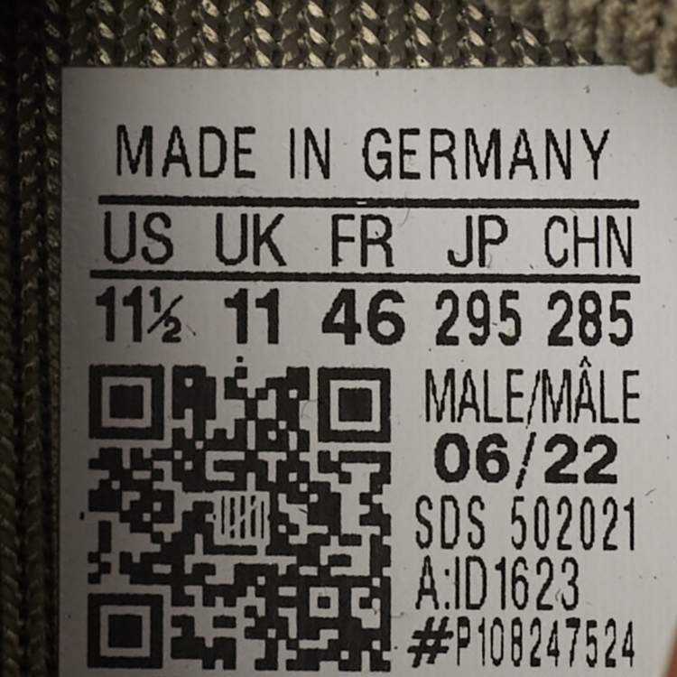 Pre Owned Yeezy x Adidas 450 Stone Flax Size 46 Grey Knit Fabric Low Top Sneakers