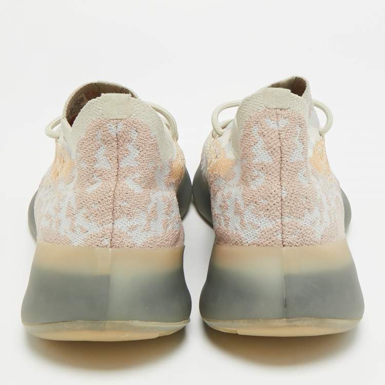 Pre Owned Yeezy x Adidas Yeezy Boost 380 Size 45.5 Multicolor Knit Fabric pepper Low Top Sneakers