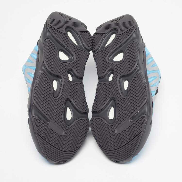 Pre Owned Yeezy x Adidas Boost 700 MNVN Size 41.5 Blue Nylon Bright Cyan Low Top Sneakers