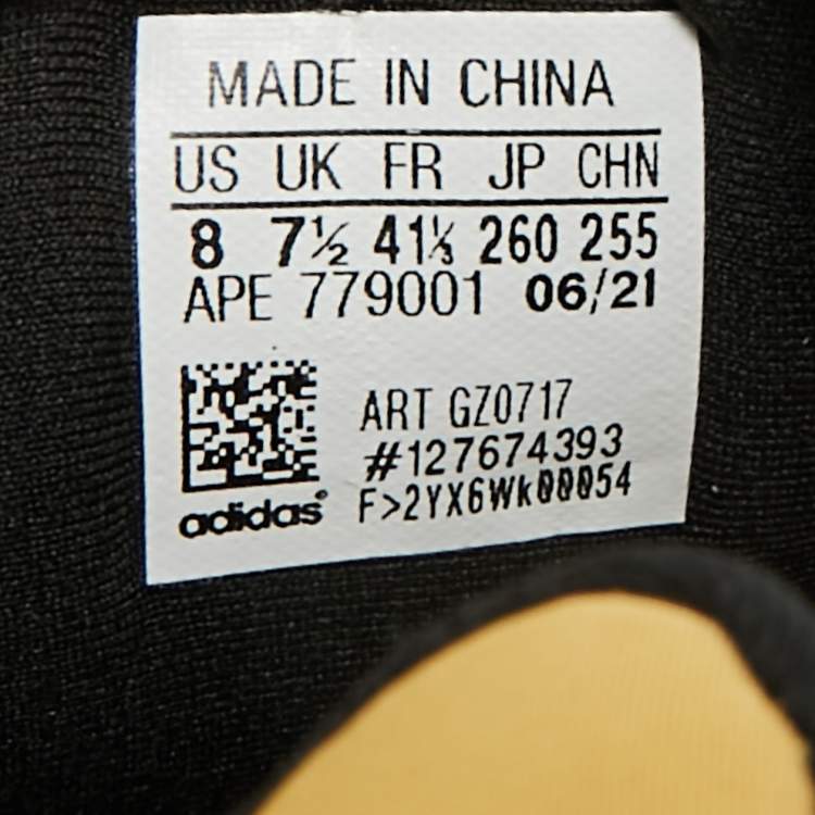 Pre Owned Yeezy x Adidas Boost 700 MNVN Size 41.5 Honey Flux Nylon Low Top Sneakers