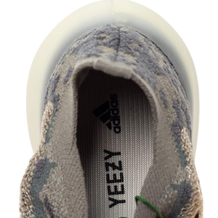 Pre Owned Yeezy x Adidas Grey Cotton Knit Boost 380 Mist Reflective Sneakers Size 36