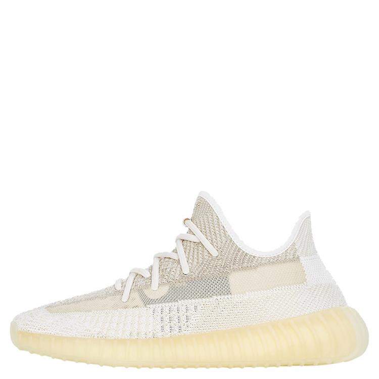 Pre Owned Adidas Yeezy 350 Natural Sneakers Size EU 46 (US 11.5)