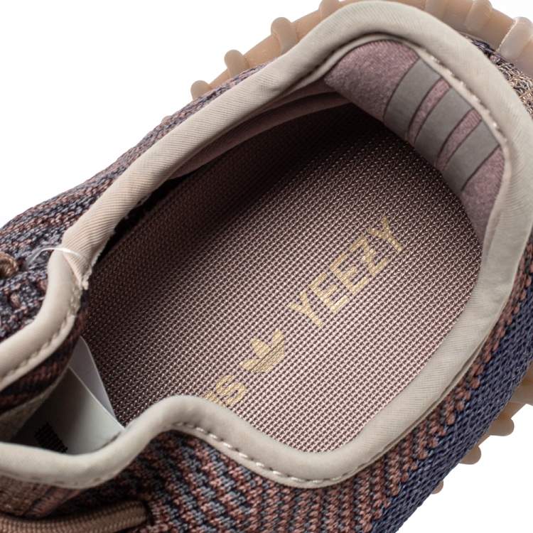 Pre Owned Yeezy x Adidas Multicolor Cotton Knit 'Yecher' Sneakers Size FR 40