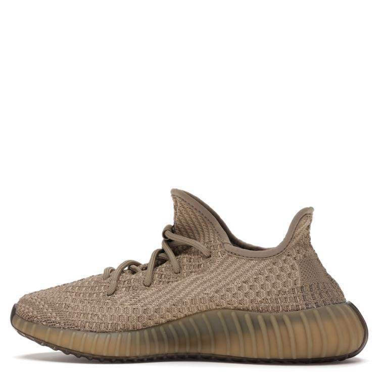 Pre Owned Adidas Yeezy 350 Sand Taupe Sneakers Size US Size 10.5(EU Size 44 2/3)