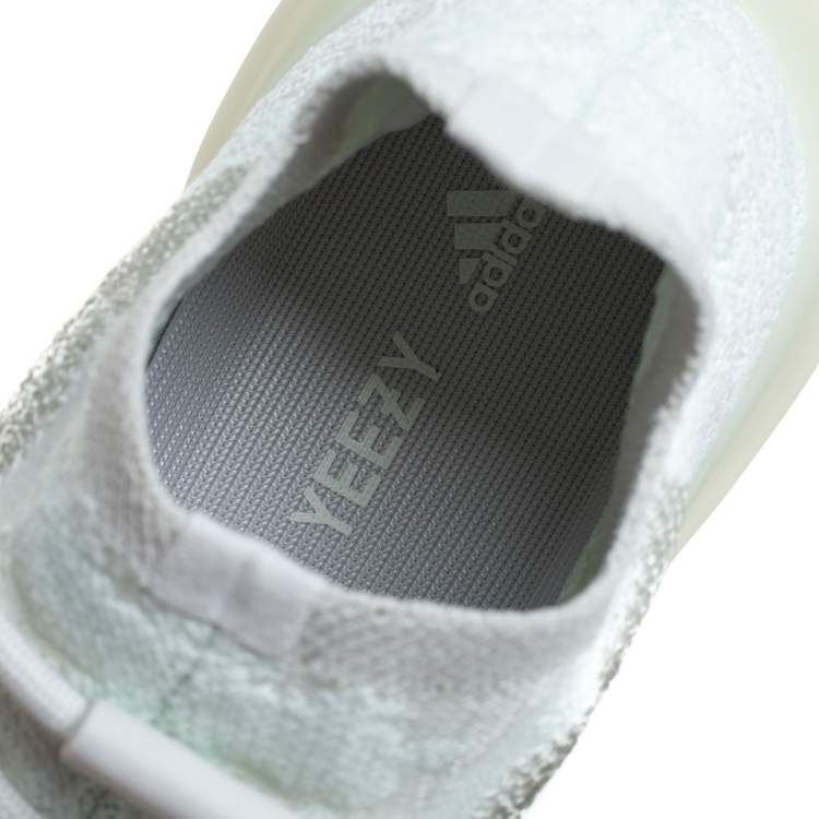Pre Owned Yeezy x adidas Mint Green Knit Fabric Boost 380 Calcite Glow Sneakers Size 37 1/3 