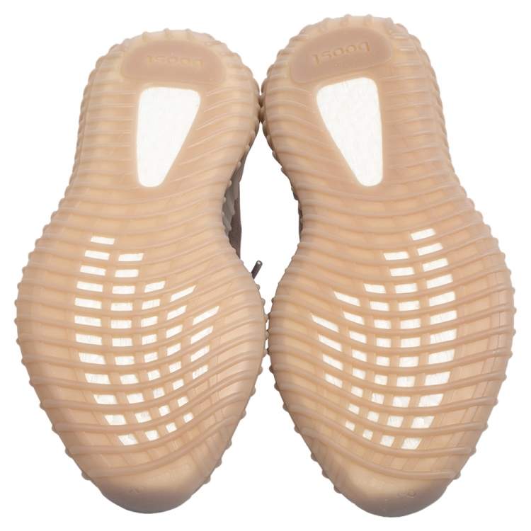 Pre Owned Adidas Yeezy Boost 350 V2 Mono Mist Beige Net Sneaker Size 42