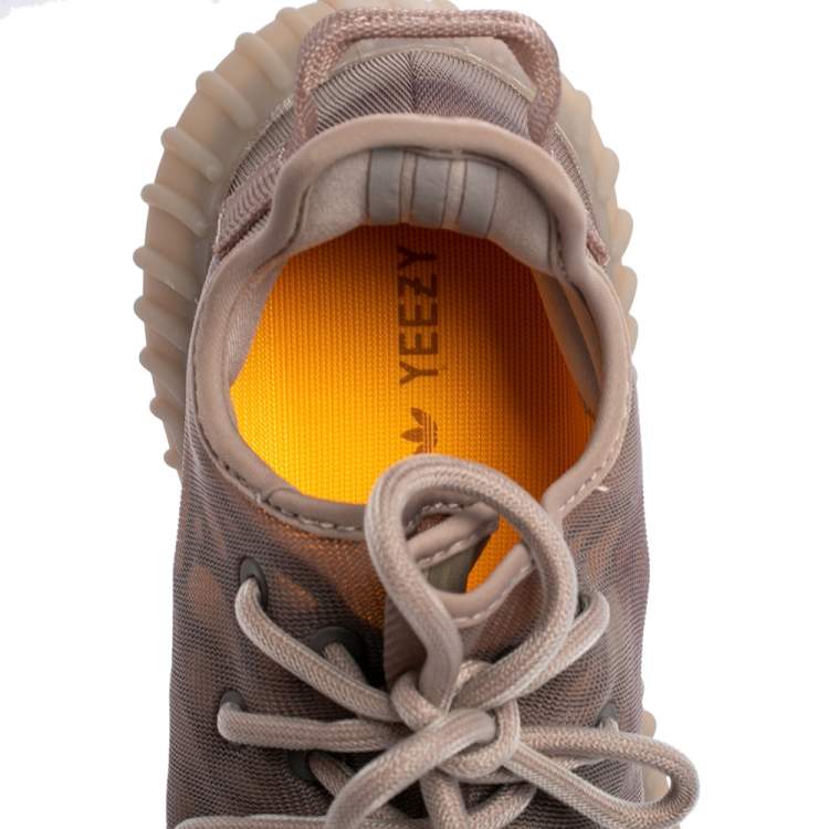 Pre Owned Adidas Yeezy Boost 350 V2 Mono Mist Beige Net Sneaker Size 42
