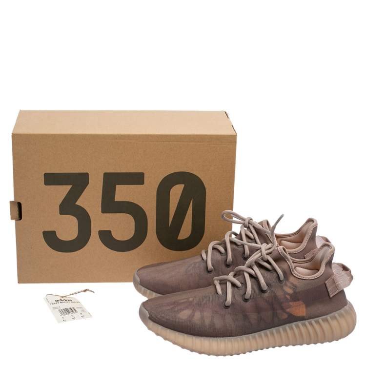 Pre Owned Adidas Yeezy Boost 350 V2 Mono Mist Beige Net Sneaker Size 42