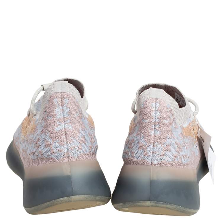 Pre Owned Yeezy x Adidas Multicolor Knit Fabric Boost 380 Pepper Sneakers Size 44