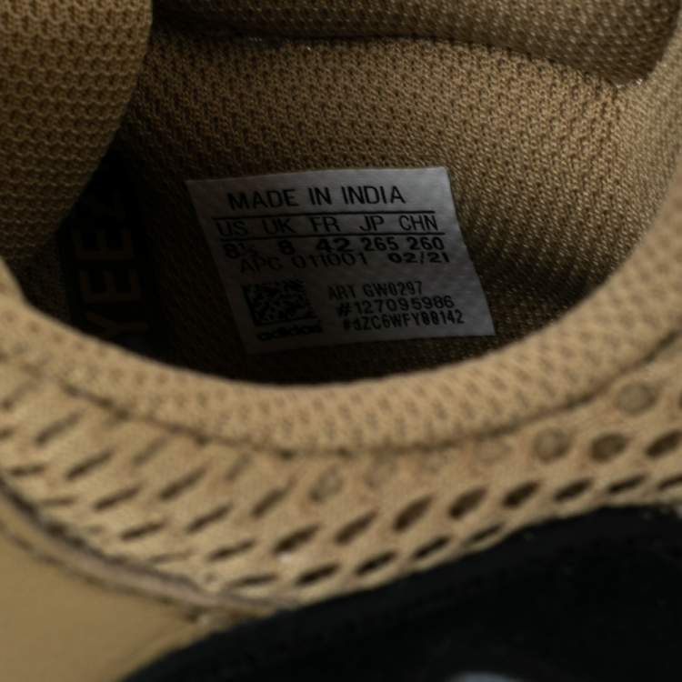 مملوكة مسبقًا Yeezy x Adidas Multicolor Mesh And Suede Boost 700 Enflame Amber Sneakers Size 42