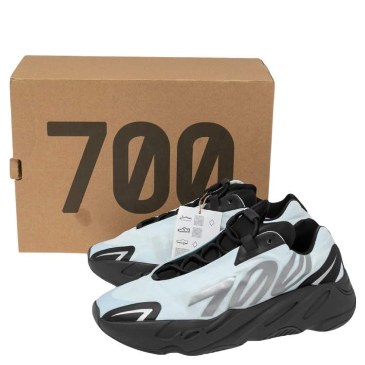 Pre Owned Yeezy x Adidas Blue Nylon Boost 700 MNVN Blue Tint Sneakers Size 43 1/3