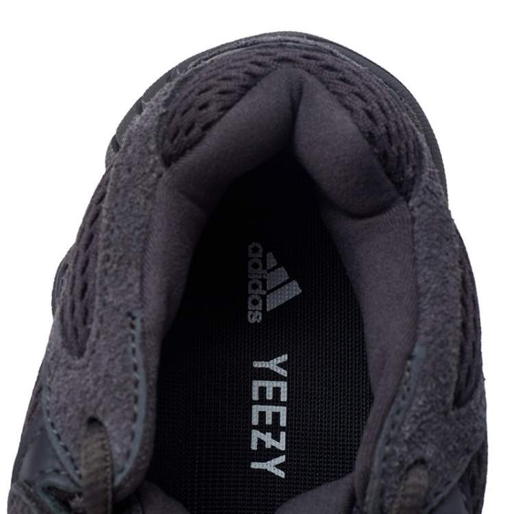 Pre Owned Yeezy x Adidas Grey Suede And Mesh Yeezy 500 Utility Low Top Sneakers Size 37 1/3