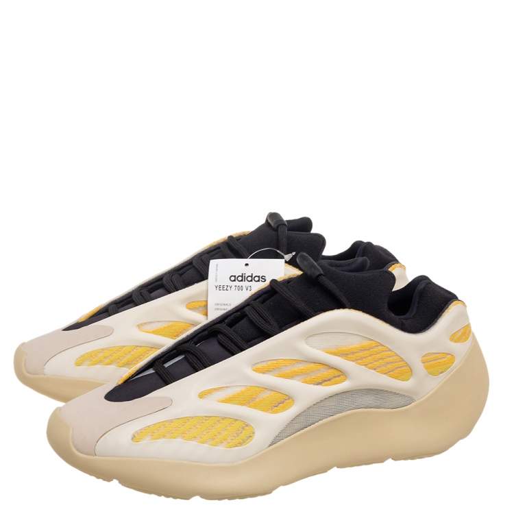 Pre Owned Adidas Yeezy Multicolor Rubber And Fabric 700 Safflower Sneakers Size FR 44 ⅔