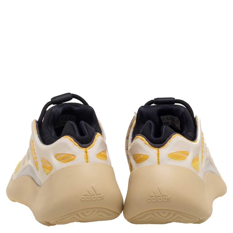 Pre Owned Adidas Yeezy Multicolor Rubber And Fabric 700 Safflower Sneakers Size FR 44 ⅔