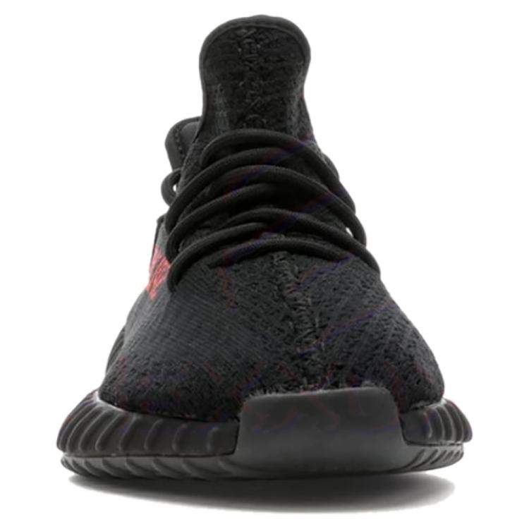 Pre Owned Yeezy x Adidas 350 V2 Bred Sneakers Size US 9.5 (EU 43 1/3)
