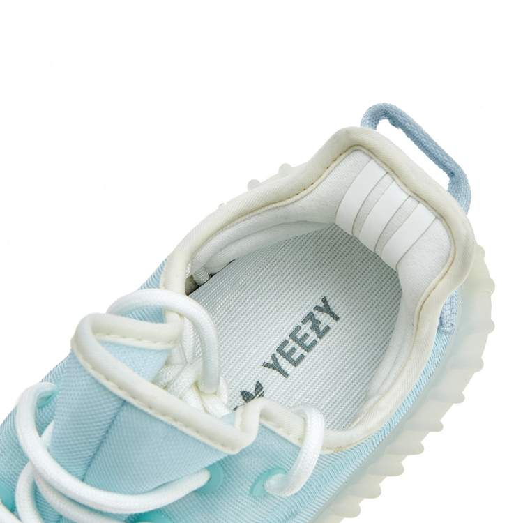 Pre Owned Yeezy x Adidas Blue Mesh 350 V2 Mono Ice Sneakers Size 38