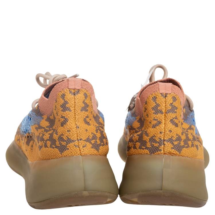 Pre Owned Yeezy x Adidas Boost 350 V2 Multicolor Fabric MX Oat Sneakers Size 43 1/3