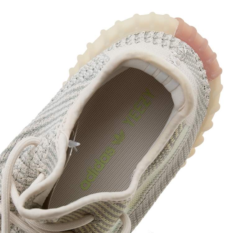 Pre Owned Yeezy x adidas Multicolor Knit Fabric Boost 350 V2 Citrin Sneakers Size 42