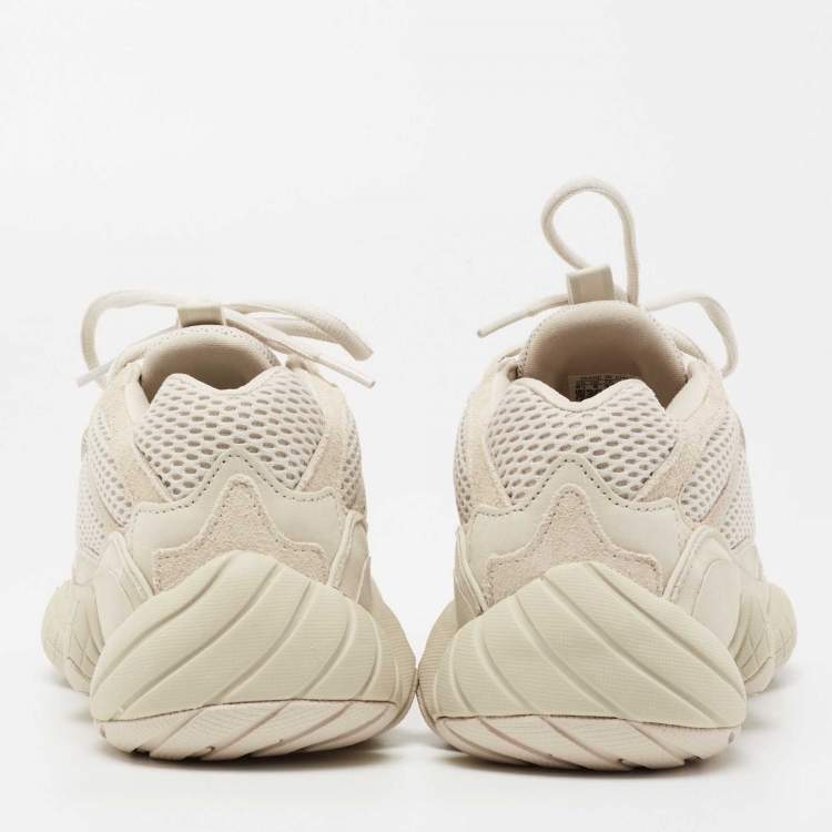 مملوكة مسبقًا Yeezy x Adidas Off White Mesh And Suede 500 Blush Sneakers Size 42