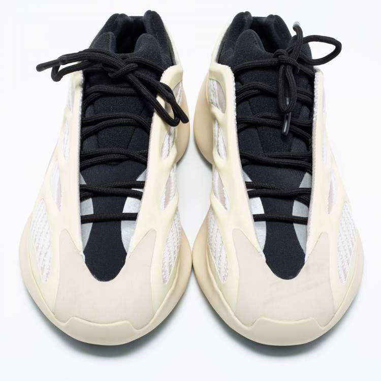 Pre Owned  Yeezy x adidas Cream Fabric And Rubber 700 V3 Azael Sneakers Size 44