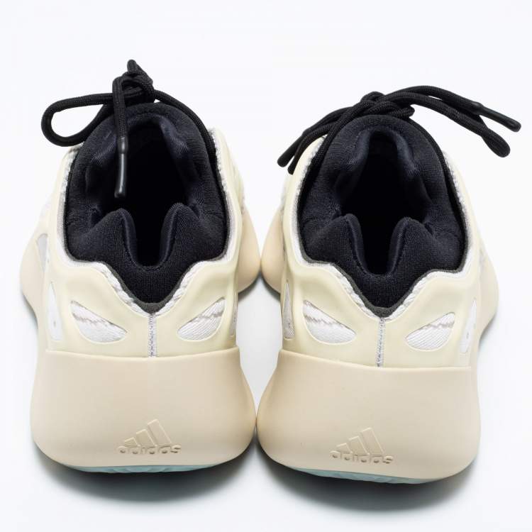 Pre Owned  Yeezy x adidas Cream Fabric And Rubber 700 V3 Azael Sneakers Size 44