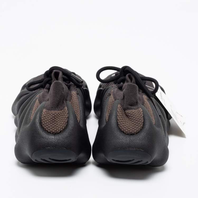 Pre Owned Yeezy Black Knit Fabric Yeezy 450 Lace Up Sneakers Size 42