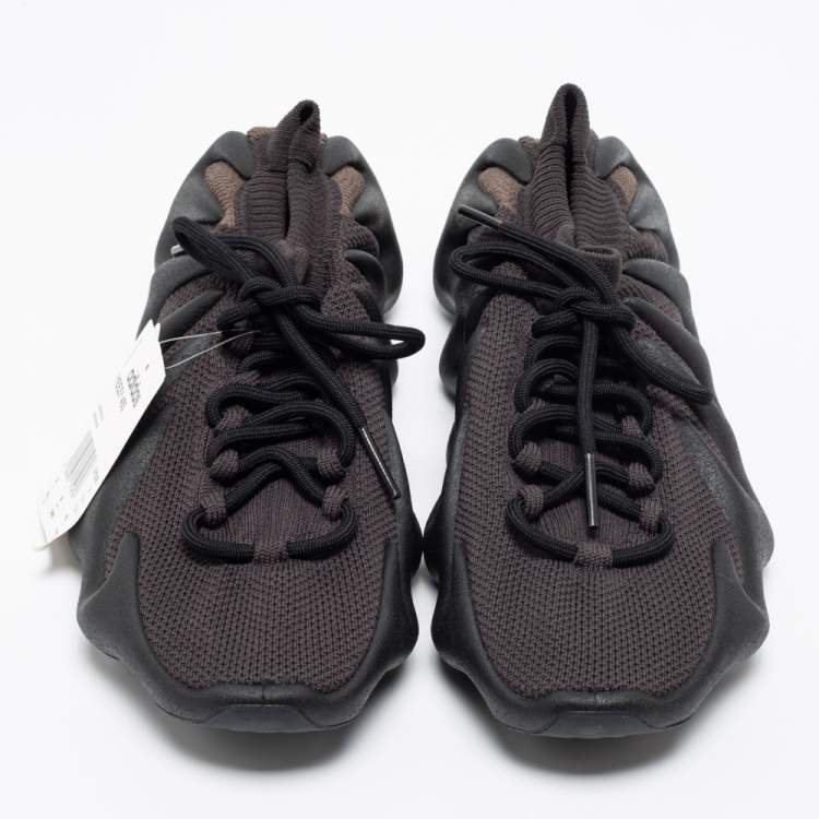 Pre Owned Yeezy Black Knit Fabric Yeezy 450 Lace Up Sneakers Size 42