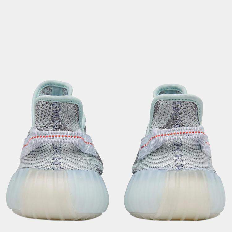 Pre Owned Yeezy x Adidas 350 Blue Tint Sneakers Size US 7 (EU 40)