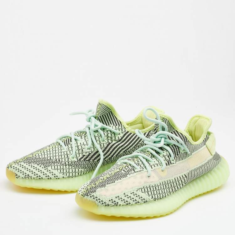 Yeezy x Adidas Yellow Knit Fabric Yezreel Boost 350 V2 Sneakers Size 44 Yeezy Adidas | TLC