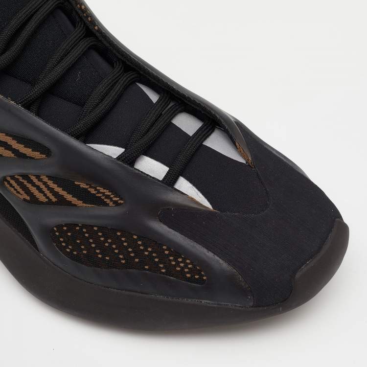 Pre Owned Yeezy x Adidas Black Fabric And Rubber Yeezy 700 V3 Clabro Sneakers Size 44 2/3