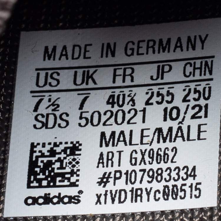 Pre Owned Yeezy x Adidas Olive Grey Knit Fabric Yeezy Boost 450 Cinder Sneakers Size 40 2/3