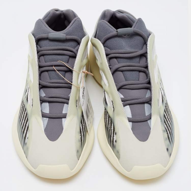 Pre Owned Yeezy x Adiddas Multicolor Mesh and Rubber 700 V3 Fade Salt Sneakers Size 45 1/3
