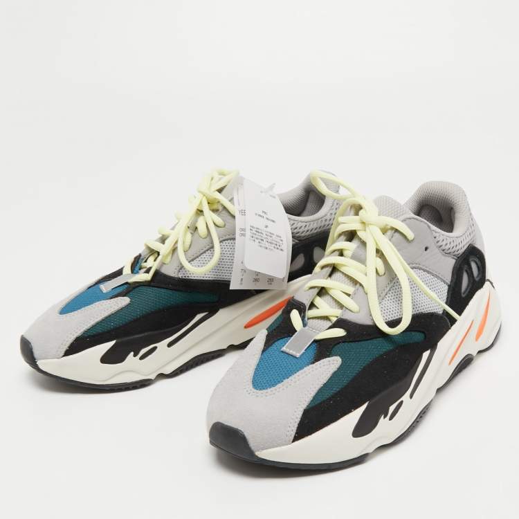 venijn Zilver elegant Yeezy x Adidas Tricolor Mesh and Suede Boost 700 Wave Runner Sneakers Size  41 1/3 Yeezy x Adidas | TLC