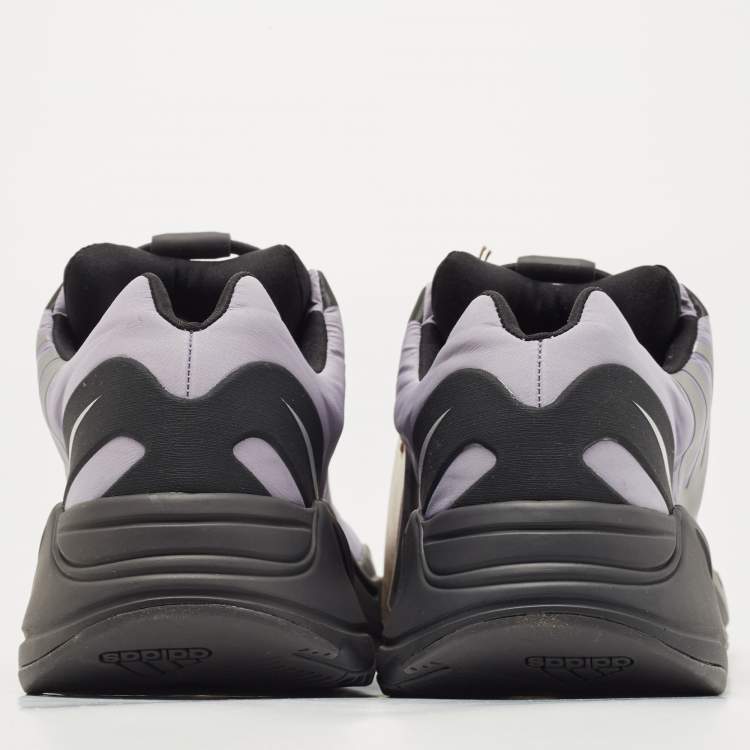 Pre Owned Yeezy x Adidas Geode/Black Nylon Boost 700 MNVN Low Top Sneakers Size 44 2/3