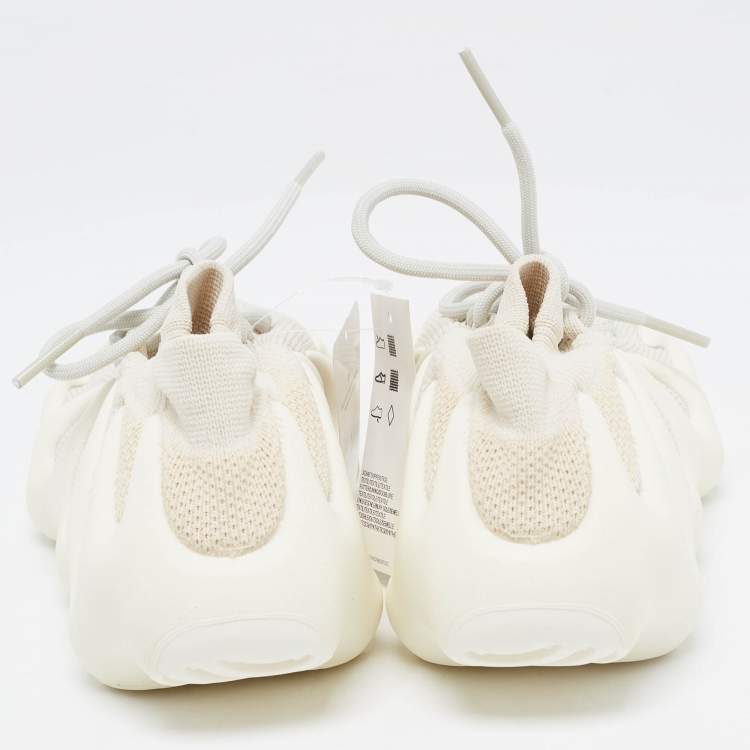 Pre Owned Yeezy x Adidas Grey Knit Fabric Yeezy-450-Cloud-Grey Sneakers Size 38 2/3