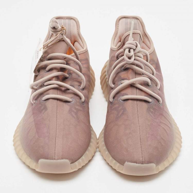 Pre Owned Yeezy x Adidas Light Purple Mesh 350 V2 Mono Mist Sneakers Size 47 1/3