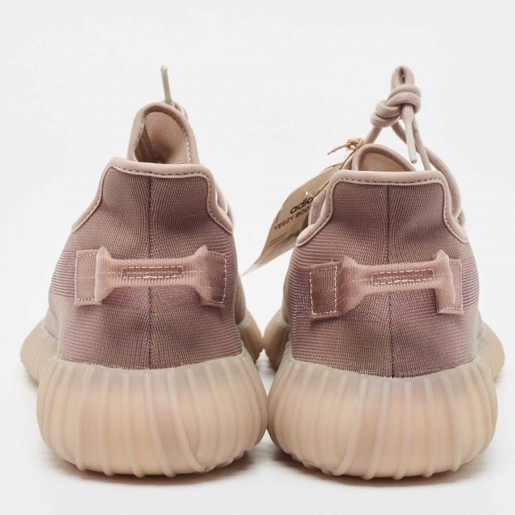 Pre Owned Yeezy x Adidas Light Purple Mesh 350 V2 Mono Mist Sneakers Size 47 1/3