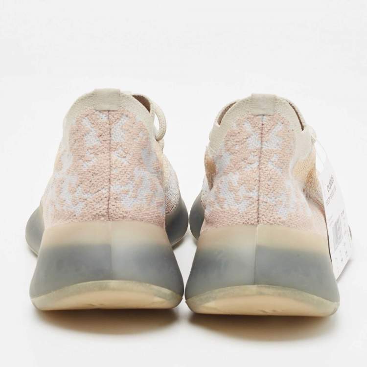 Pre Owned Yeezy x Adidas Multicolor Knit Fabric Boost 380 Pepper Sneakers Size 41 1/3