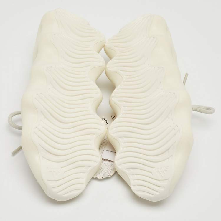 Pre Owned Yeezy x adidas Off White Knit Fabric 450 Cloud White Sneakers Size 40 2/3