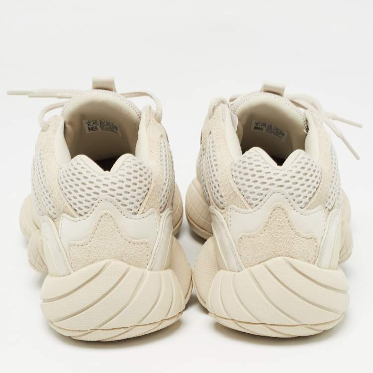 مملوكة مسبقًا Yeezy x Adidas Cream Mesh and Suede 500 Blush Sneakers Size 42 2/3