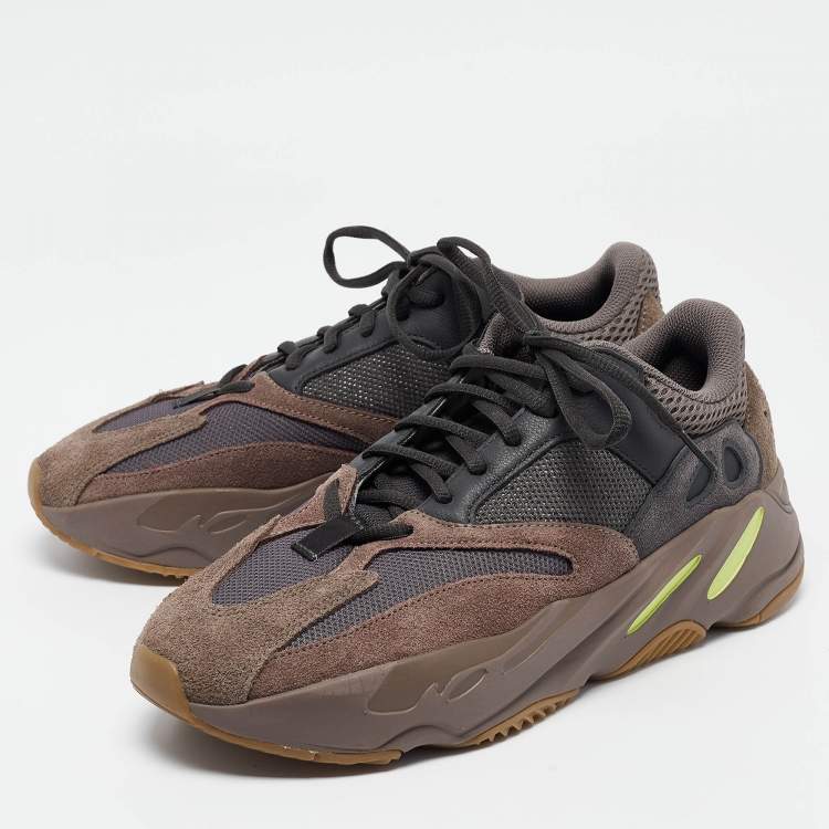 Adidas originals yeezy boost 700 suede leather and mesh sneakers best sale