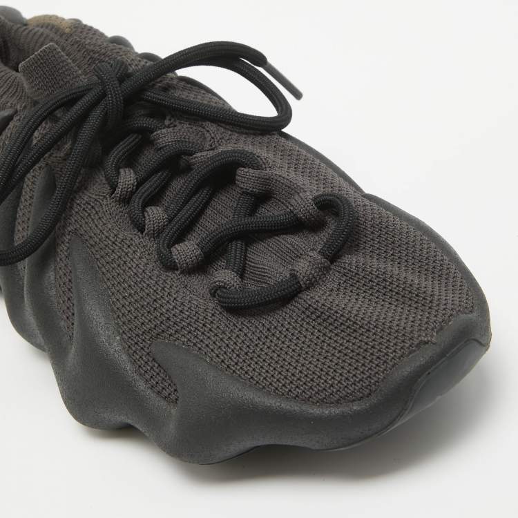 مملوكة مسبقًا Yeezy x Adidas Grey/Beige Knit Fabric 450 Utility Grey Sneakers Size 44 2/3