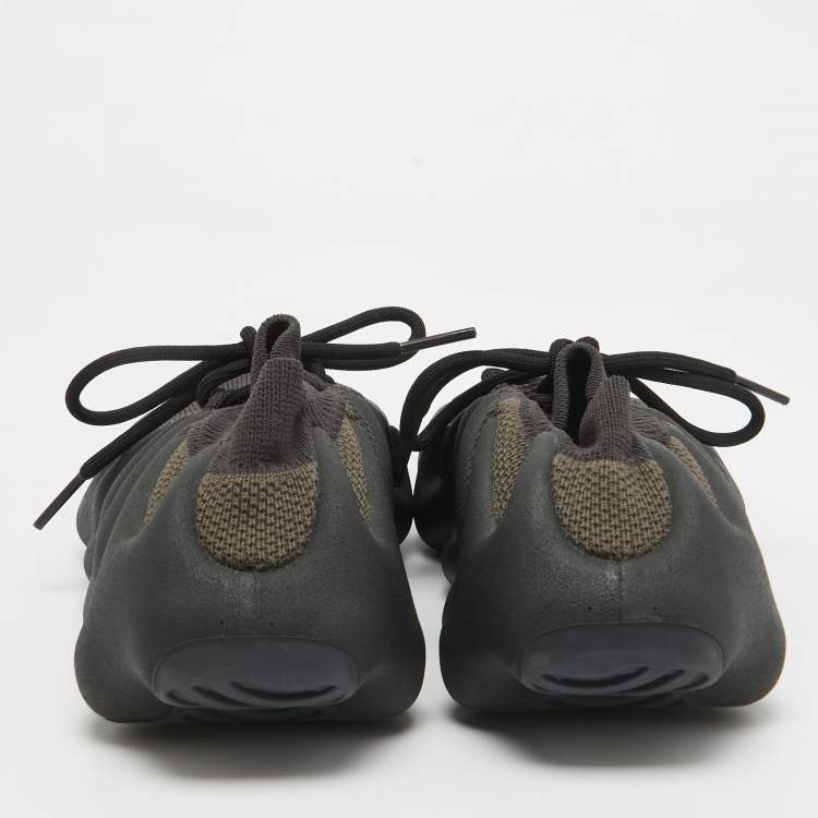 مملوكة مسبقًا Yeezy x Adidas Grey/Beige Knit Fabric 450 Utility Grey Sneakers Size 44 2/3